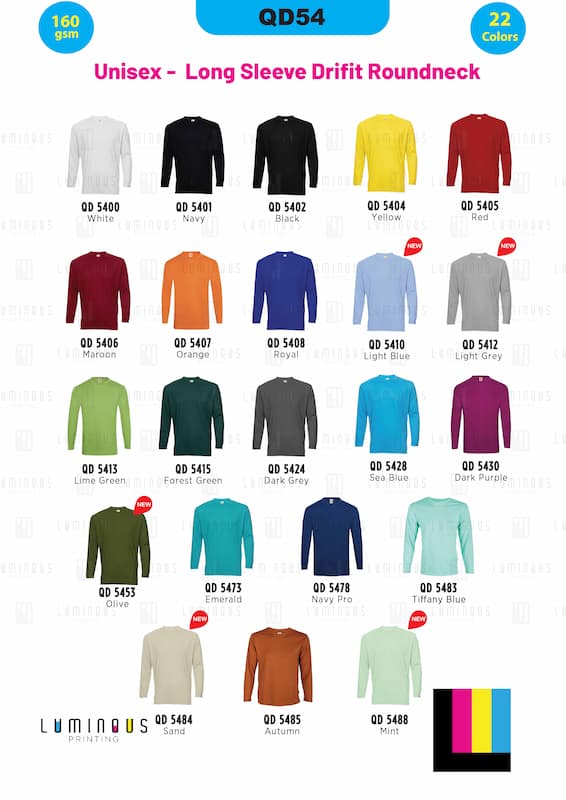 Long Sleeve Drifit Eyelet Round Neck T shirts