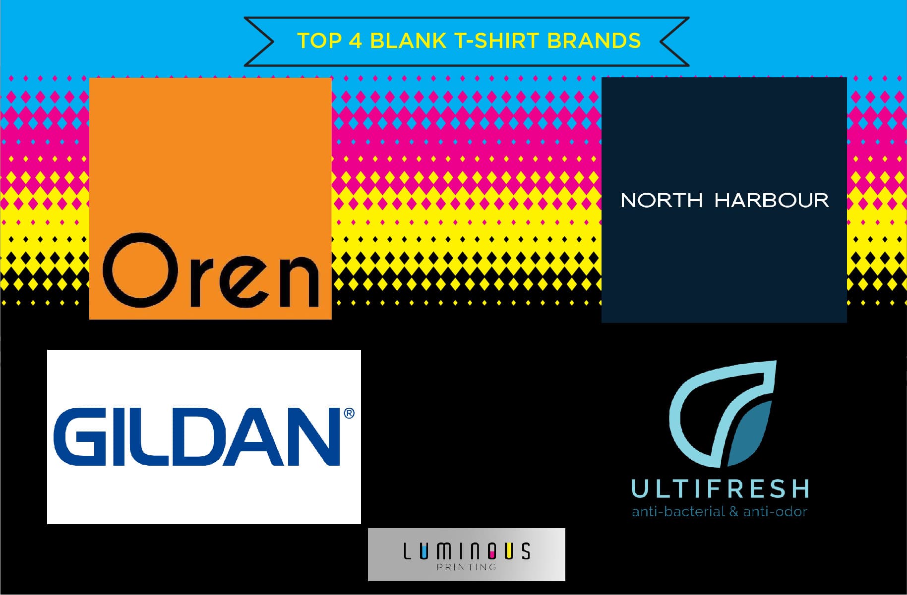 T shirt outlet brands for printing